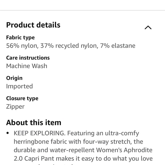 North Face Aphrodite 2.0 Capri - Picture 12 of 13